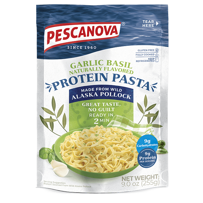 Garlic Basil Protein Pasta