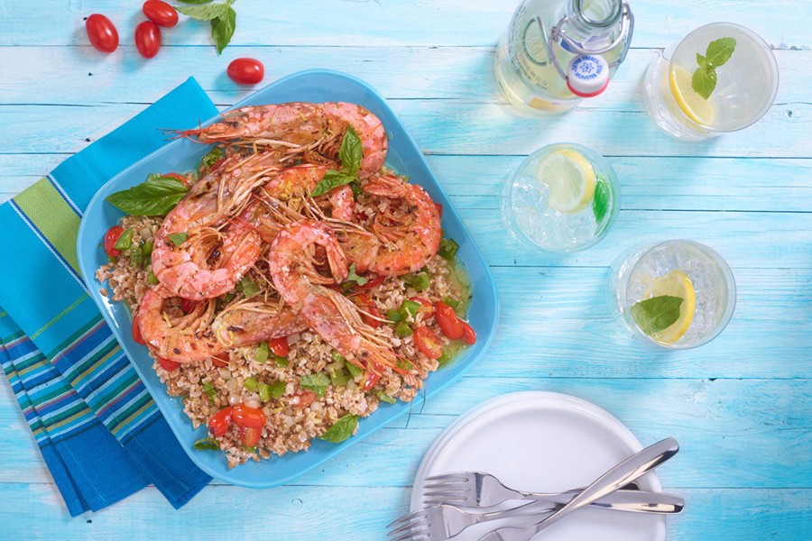 argentine-red-shrimp-with-farro-pescanova