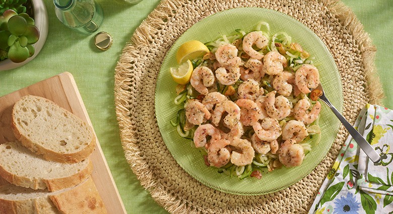 Citrus Herb Shrimp with Zoodles
