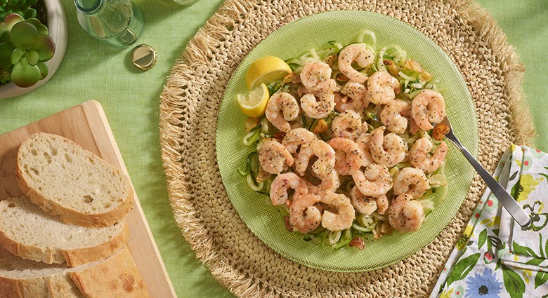 Citrus Herb Shrimp with Zoodles