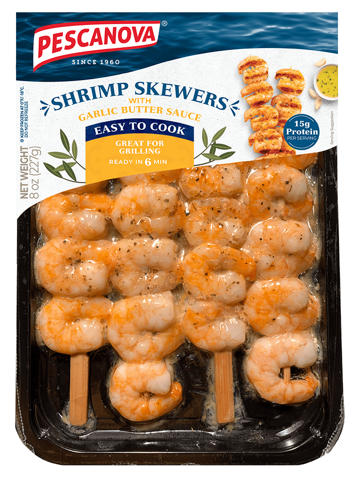 Garlic Butter Shrimp Skewers