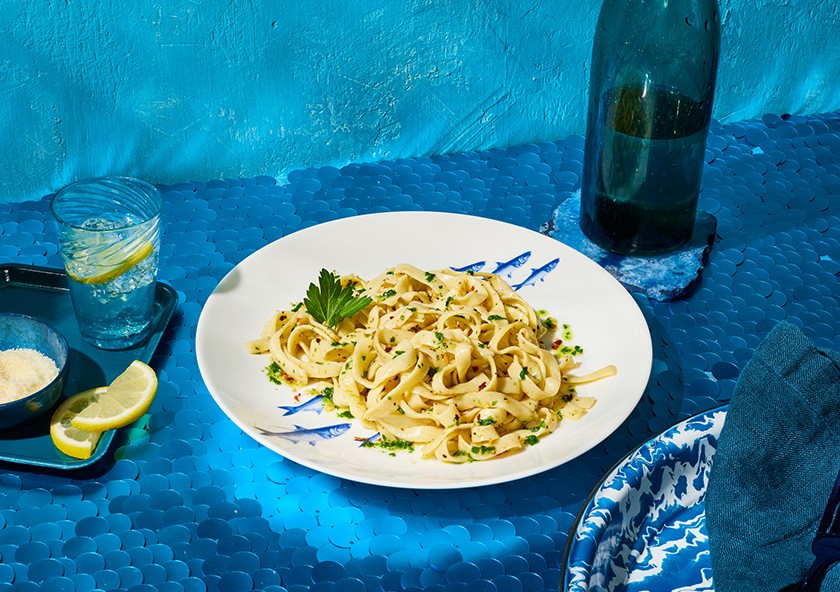 Garlic Herb Olive Oil Protein Pasta